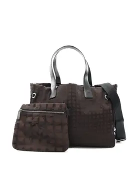 CHANEL Pre-Owned: Коричневая сумка-шоппер 