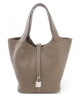 Hermès Pre-Owned: Коричневая сумка-шоппер 