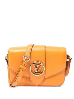 Louis Vuitton Pre-Owned: Оранжевая сумка 