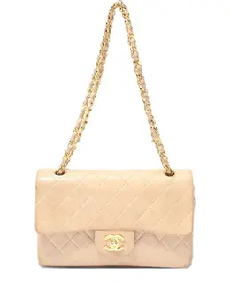 CHANEL Pre-Owned: Бежевая сумка 