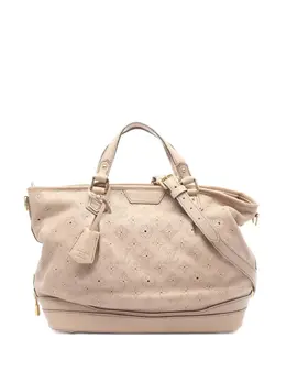 Louis Vuitton Pre-Owned: Бежевая сумка-шоппер 