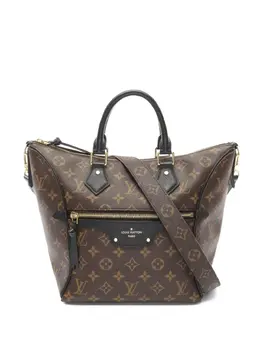 Louis Vuitton Pre-Owned: Коричневая сумка-шоппер 
