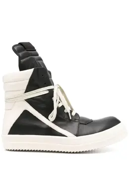 Rick Owens: Чёрные кроссовки  Geobasket