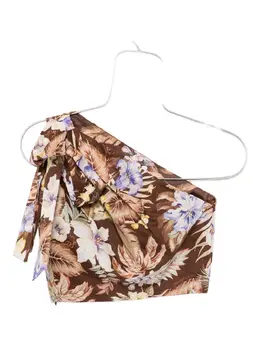 ZIMMERMANN: Коричневая блуза 