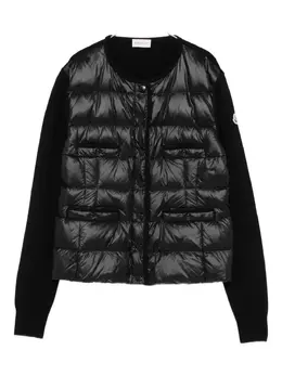 Moncler: Чёрный кардиган 