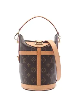 Louis Vuitton Pre-Owned: Коричневая спортивная сумка 