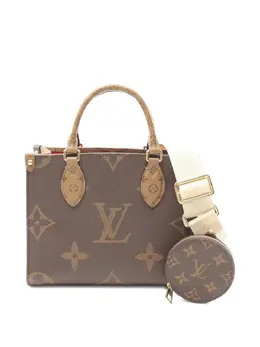 Louis Vuitton Pre-Owned: Коричневая сумка-шоппер 