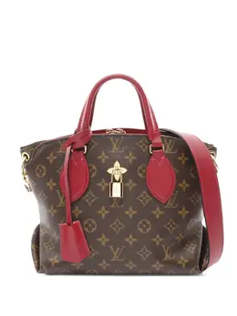 Louis Vuitton Pre-Owned: Сумка-шоппер с цветочным принтом 