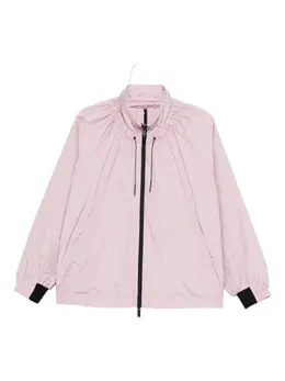 Moncler: Розовая куртка 