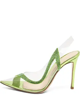 Gianvito Rossi: Зелёные туфли 