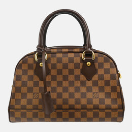 Louis Vuitton: Коричневая сумка на руку 