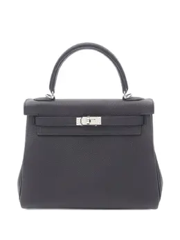 Hermès Pre-Owned: Чёрная сумка-шоппер 