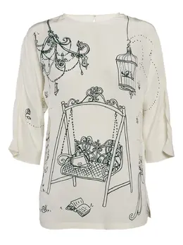 Dolce & Gabbana Pre-Owned: Блуза с принтом 
