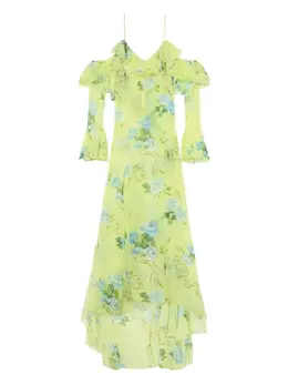Blumarine: Платье с оборками 