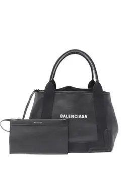 Balenciaga Pre-Owned: Синяя сумка-шоппер 