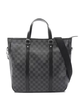 Louis Vuitton Pre-Owned: Чёрная сумка-шоппер 
