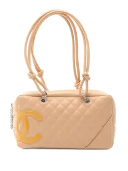 CHANEL Pre-Owned: Бежевая сумка 
