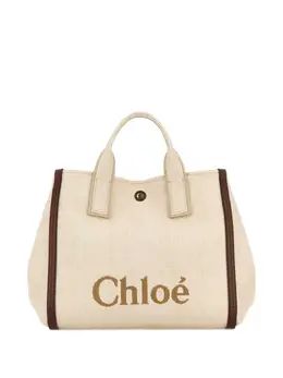 Chloé: Сумка-шоппер с принтом 