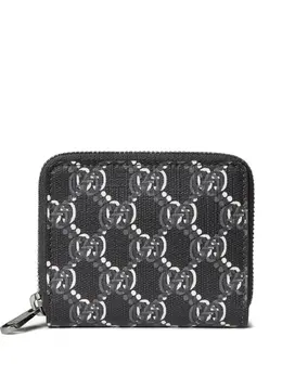 Gucci: Чёрный кошелёк  GG