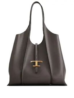 Tod's: Тёмная сумка  T Timeless
