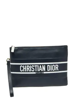 Christian Dior Pre-Owned: Синий клатч 