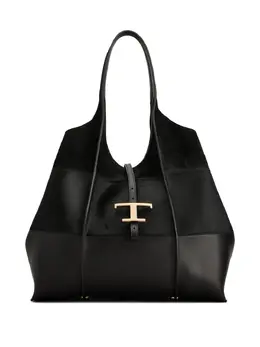 Tod's: Чёрная сумка  T Timeless