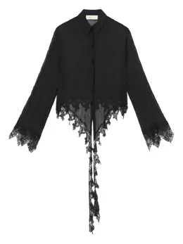 Blumarine: Прозрачная рубашка 