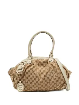Gucci Pre-Owned: Бежевая сумка-шоппер 
