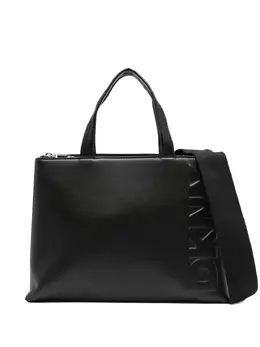 DKNY: Чёрная сумка-шоппер 