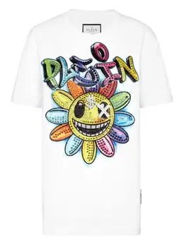 Philipp Plein: Футболка  Crystal со стразами