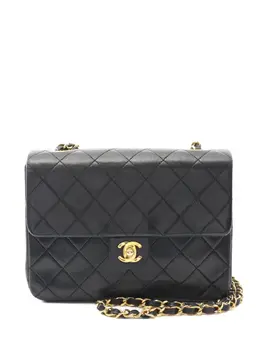 CHANEL Pre-Owned: Чёрная сумка 