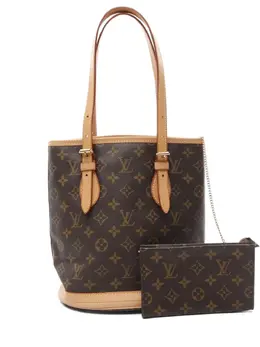 Louis Vuitton Pre-Owned: Коричневая сумка-шоппер 