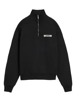 Jacquemus: Чёрный свитшот 