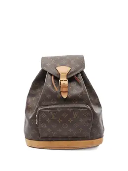 Louis Vuitton Pre-Owned: Коричневый рюкзак 