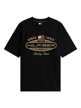 Tommy Hilfiger: Чёрная футболка 