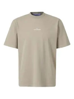 Stone Island: Футболка с принтом 