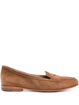 Santoni: Светлые лоферы 