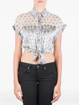 Pierre Balmain: Топ с принтом 