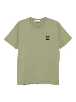 Stone Island: Зелёная футболка  Compass