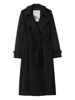 Burberry: Двубортный плащ 