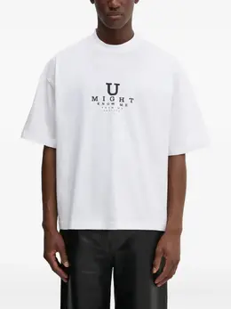 VETEMENTS: Футболка с принтом 