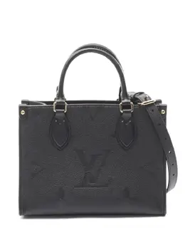 Louis Vuitton Pre-Owned: Чёрная сумка-шоппер 