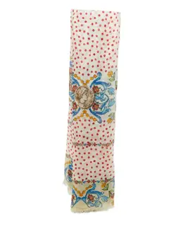 Dolce & Gabbana Pre-Owned: Шарф в горошек 