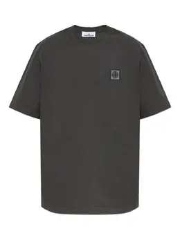 Stone Island: Тёмная футболка 