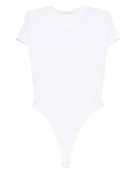 WARDROBE.NYC: Белый боди 