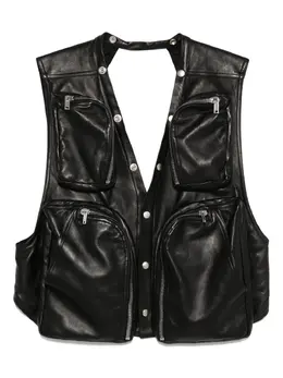 Rick Owens: Кожаный жилет 