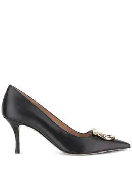 Ferragamo: Чёрные туфли  Gancini