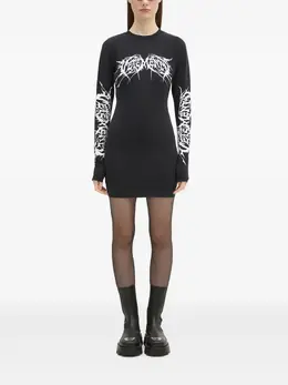 VETEMENTS: Платье с принтом 