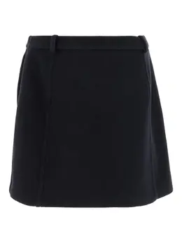 Jil Sander: Юбка из шерсти 