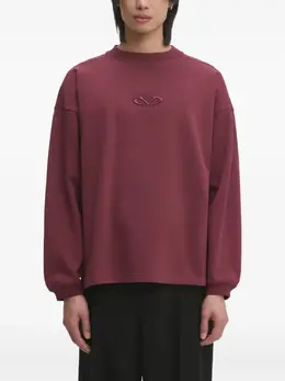 VETEMENTS: Бордовый свитшот 